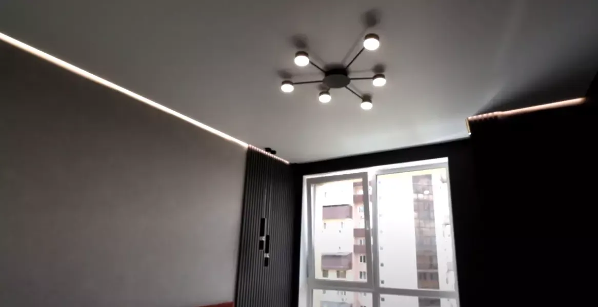 Натяжной потолок MSD Premium с подсветкой — Курган, Радионова, 62/1, фото 1